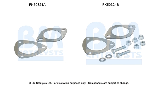 Zestaw montażowy, rura wydechowa FK50324 BM CATALYSTS