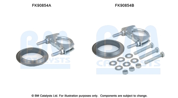 Zestaw montażowy, katalizator FK90854 BM CATALYSTS
