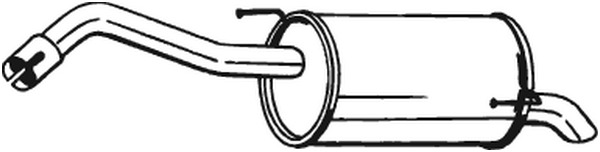 Tłumik końcowy 145-127 BOSAL INTERNATIONAL N.V.