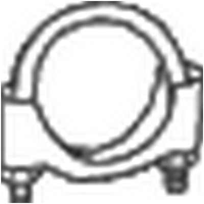 Część zaciskowa, układ wydechowy, Bosal M8 clamp 250-248 BOSAL INTERNATIONAL N.V.