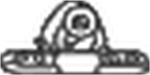 Pasek gumowy, system wydechowy 255-025 BOSAL INTERNATIONAL N.V.