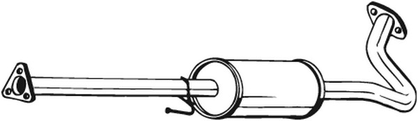 Tłumik środkowy 278-127 BOSAL INTERNATIONAL N.V.