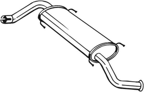 Tłumik końcowy 281-873 BOSAL INTERNATIONAL N.V.