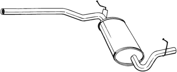 Tłumik środkowy 282-375 BOSAL INTERNATIONAL N.V.