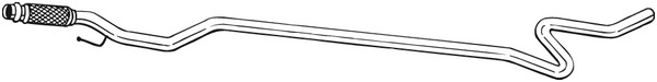 Rura wydechowa 950-025 BOSAL INTERNATIONAL N.V.