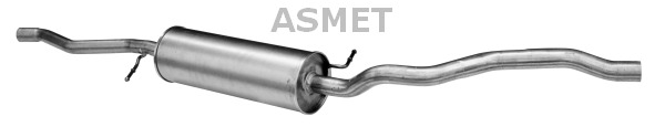 Tłumik środkowy 19.033 ASMET