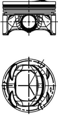 Tłok 40846620 KOLBENSCHMIDT