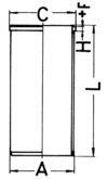 Tuleja cylindrowa 89734190 KOLBENSCHMIDT