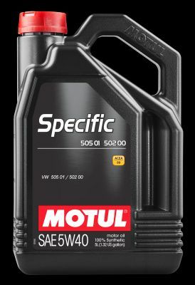 Olej, SPECIFIC 505 01 502 00 5W40 101575 MOTUL