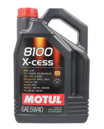 Olej, 8100 X-CESS 5W40 104256 MOTUL