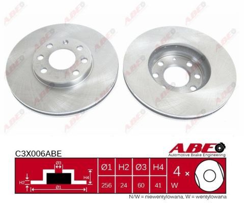 Tarcza hamulcowa C3X006ABE ABE