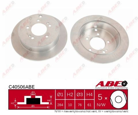 Tarcza hamulcowa C40506ABE ABE