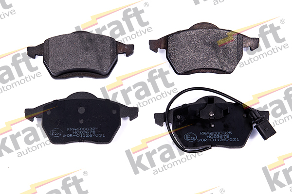 Klocki hamulcowe - komplet 6000325 KRAFT AUTOMOTIVE