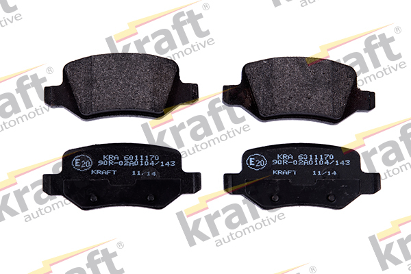 Klocki hamulcowe - komplet 6011170 KRAFT AUTOMOTIVE