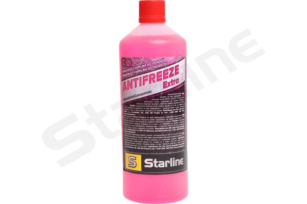 PLYN DO CHLODNIC ANTIFREEZE K12    1L  KONCENTRAT   TYP G12  VW TL 774 D/F  CZERWONY  NA K12-1 STARLINE