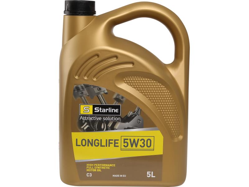 OLEJ LONGLIFE  5W30    5L    API:SN/CF  ACEA:C3  VW 504.00/507.00 ,MB 229.51 5L STARL NA LG-5 STARLINE