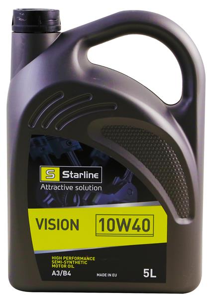 OLEJ VISION 10W40    5L  API:SL/CF  ACEA:A3/B4  MB:229.1  VW 501.01/505.00 5L STARLIN NA V-5 STARLINE