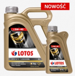 Olej Lotos 5W40 Turbodiesel 4L Lotos 5W40 Turbodiesel 4L LOTOS