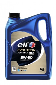 EVOLUTION FULL TECH MSX 5W30  5L API: SN/CF; ACEA: C3; VW 502.00 / 505.01, GM DEXOS 2 2213932 ELF