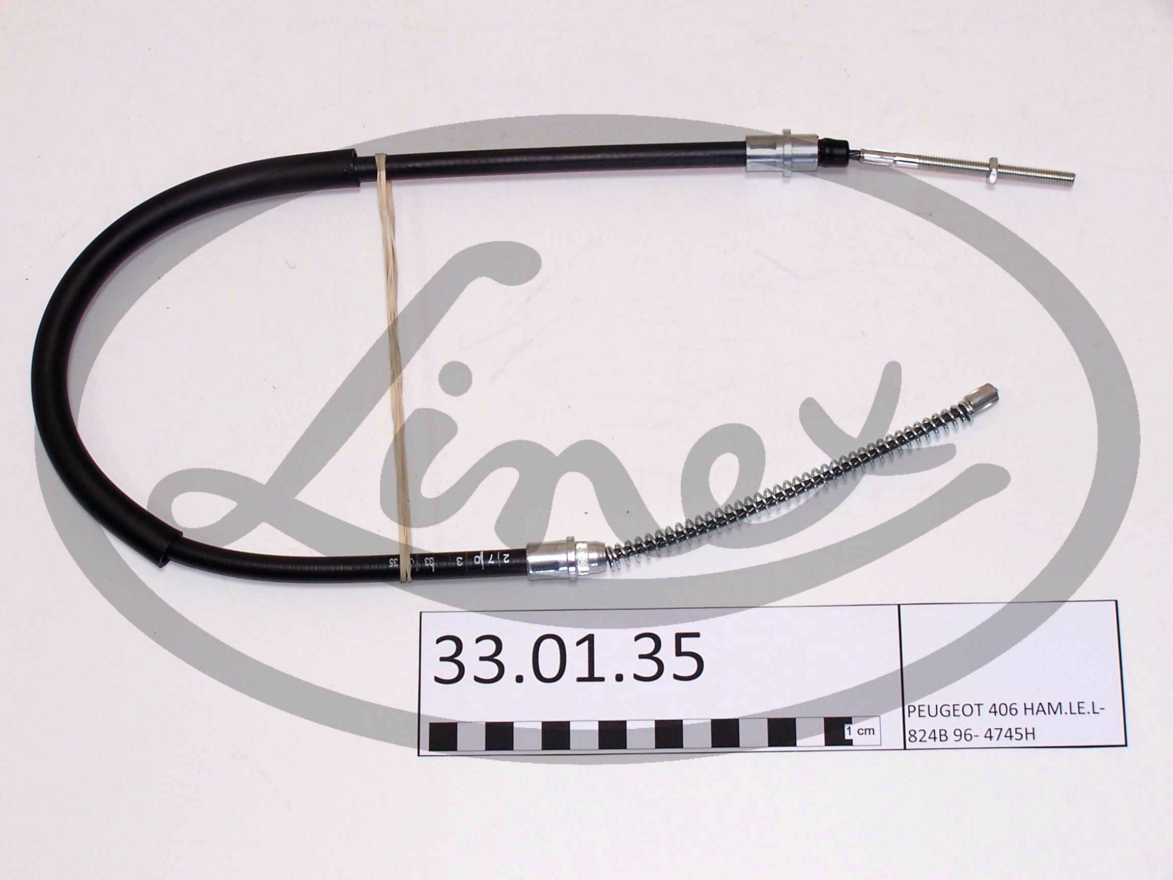 linka hamulca ręcznego peugeot 33.01.35 LINEX