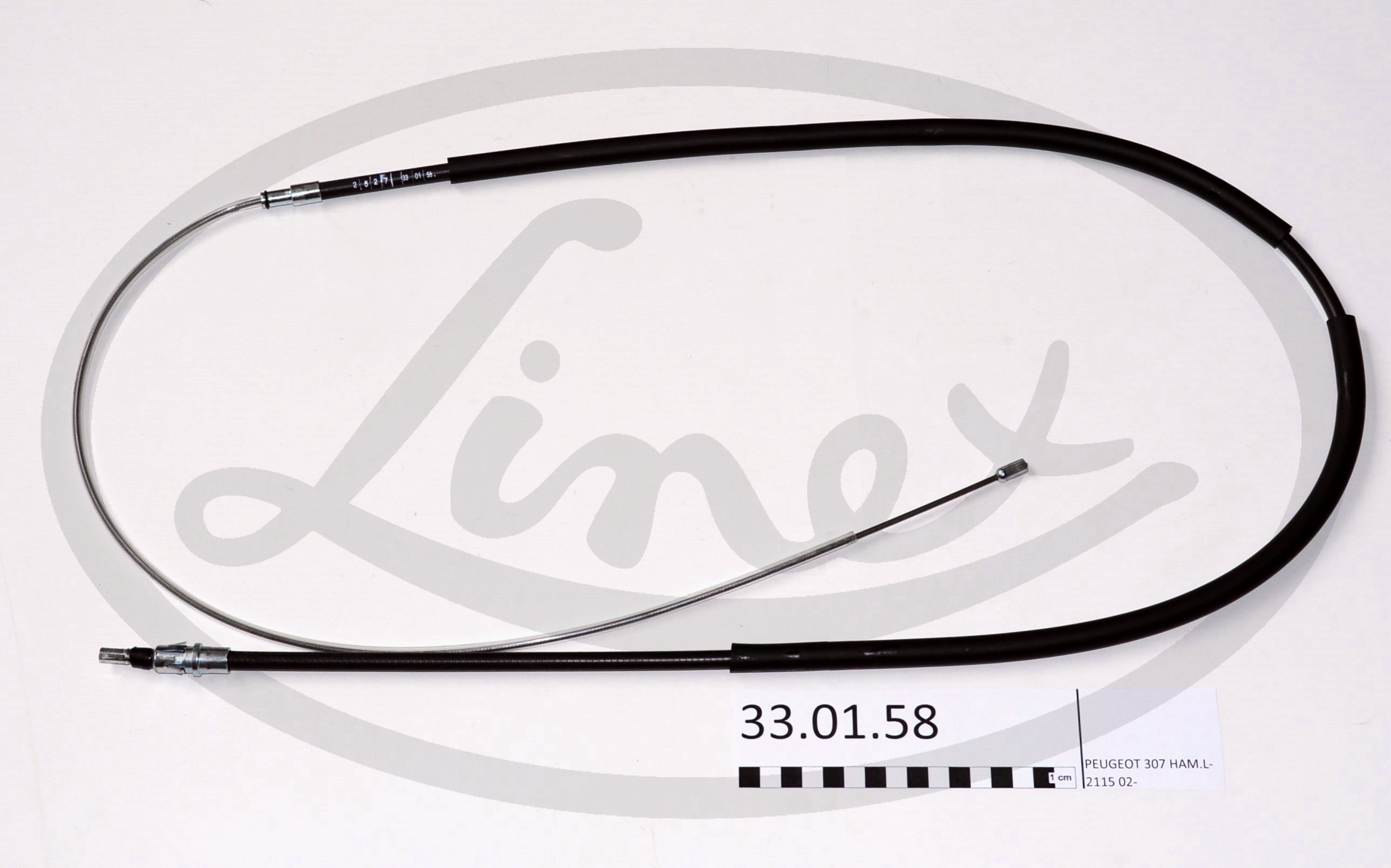 linka hamulca ręcznego peugeot 33.01.58 LINEX