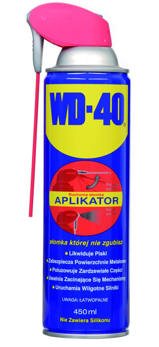 ODRDZEWIACZ PENETRANT WD-40 450ML SPRAY NOWY DOZOWNIK APLIKATOR 450ML AMTRA 01-450 AMTRA