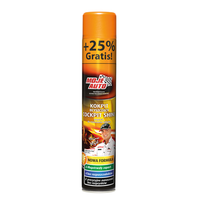 COCKPIT KOKPIT WANILIOWY 750ML BLYSZCZACY PROMOCJA 25% GRATIS  MOJE AUTO 750ML AMTRA 19-009 AMTRA