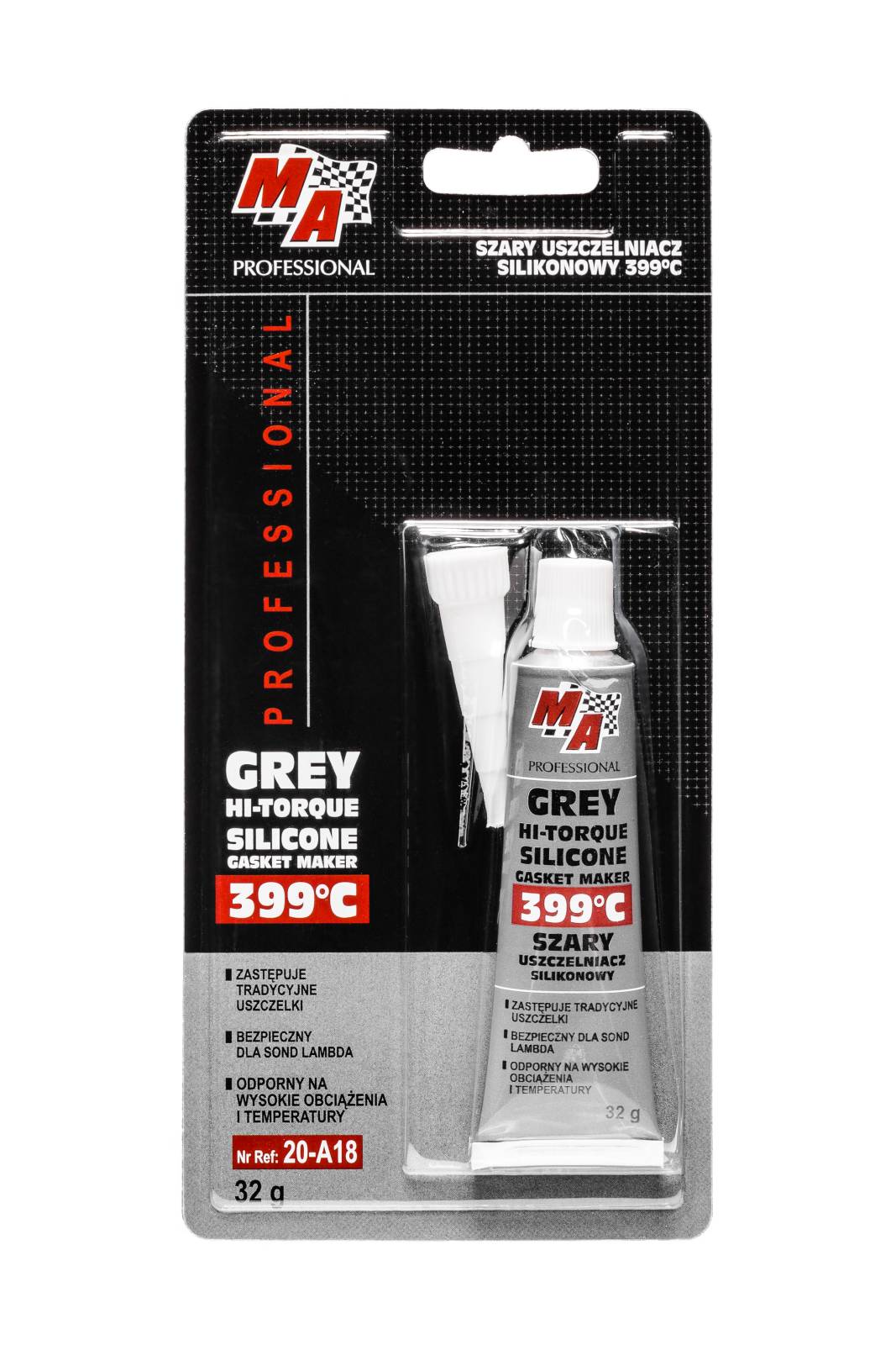 USZCZELNIACZ SILIKONOWY SZARY 399° C-32G MA PROFESSIONAL SZT AMTRA 20-A18 AMTRA