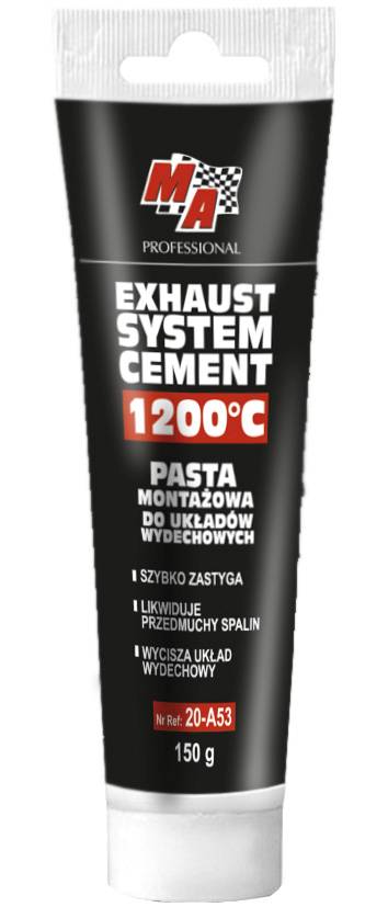 AKCESORIA CHEMIA ROZNE PASTA MONTAZOWA DO UKLADOW WYDECHOWYCH 1200ST C    150G  MA PR 20-A53 AMTRA