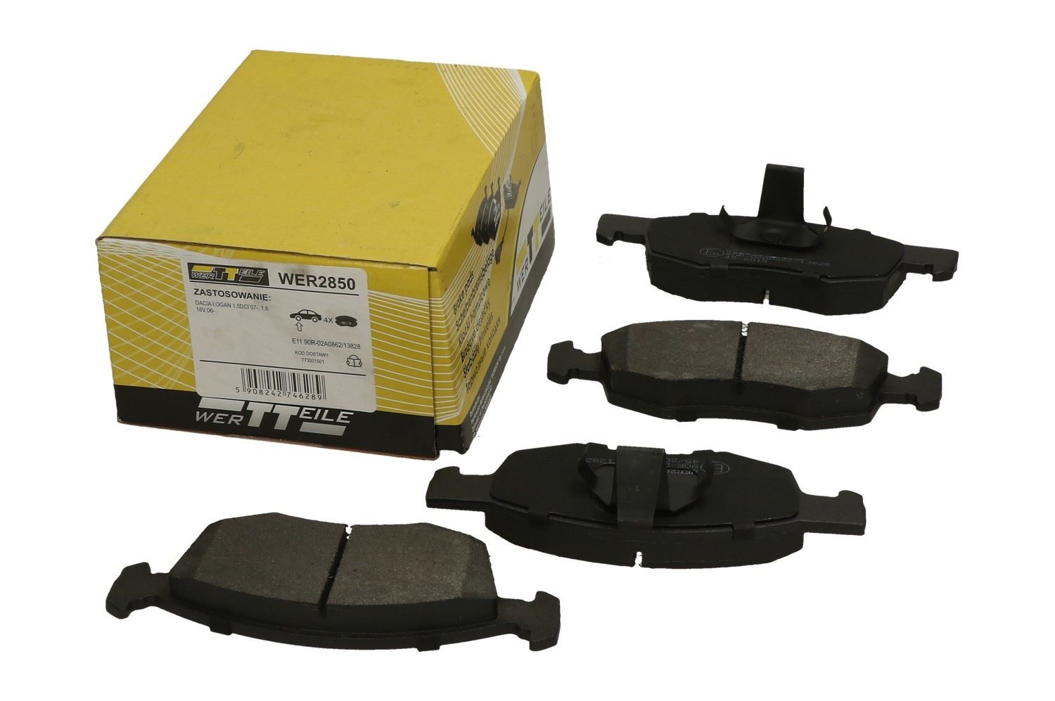KLOCKI HAM WERTTEILE WER2850 DACIA LOGAN 1.5DCI 07-, 1.6 16V 06- WER2850 WER WERTTEILE