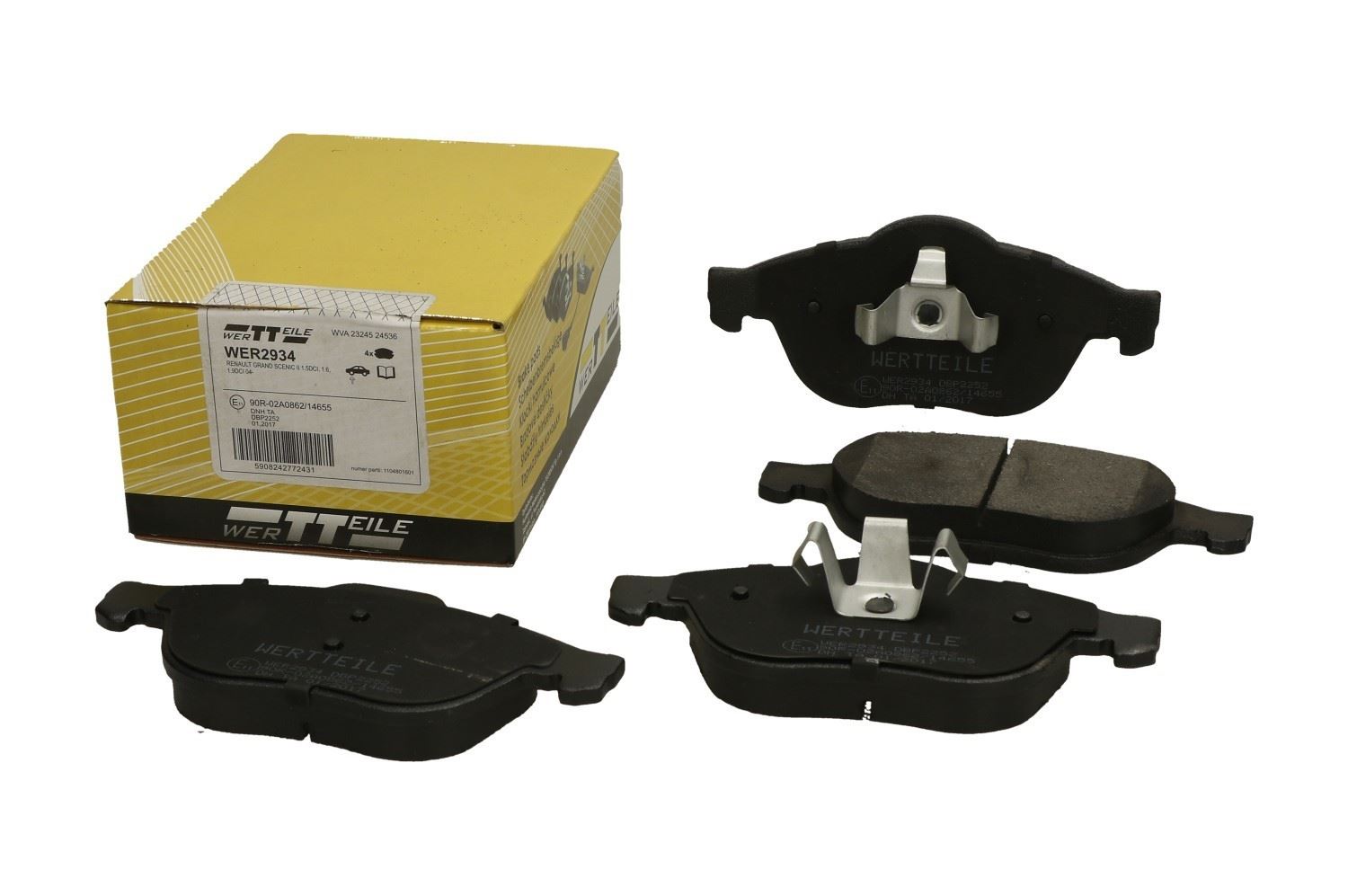 KLOCKI HAM WERTTEILE WER2934 RENAULT GRAND SCENIC II 1.5DCI, 1.6, 1.9DCI 04- WER2934 WER WERTTEILE