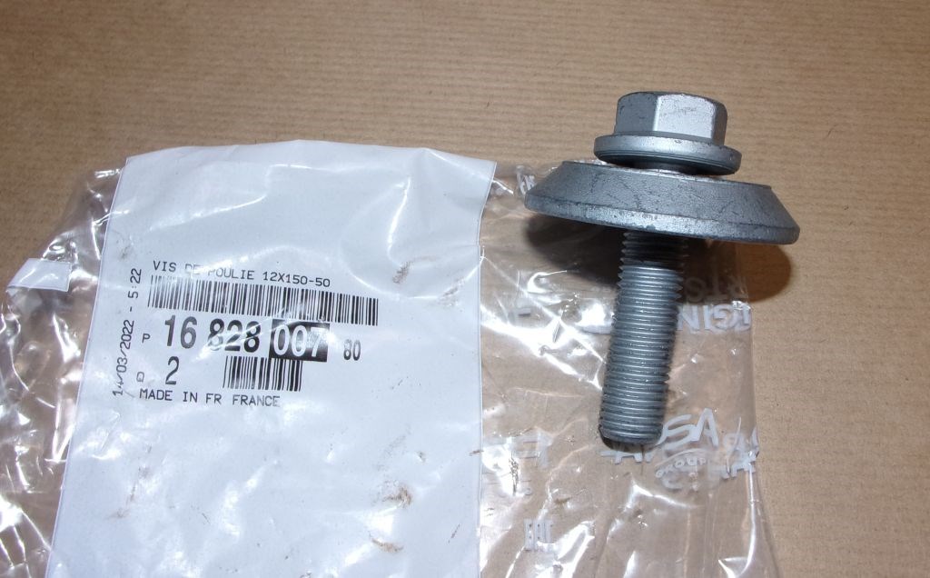 Śruba mocowania koła wału korbowego  1682800780 PEUGEOT CITROEN