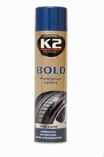 Preparat Do Nabłyszczania Opon Bold 600ML K2 Spray  Bold 600ML K2 Spray  K2