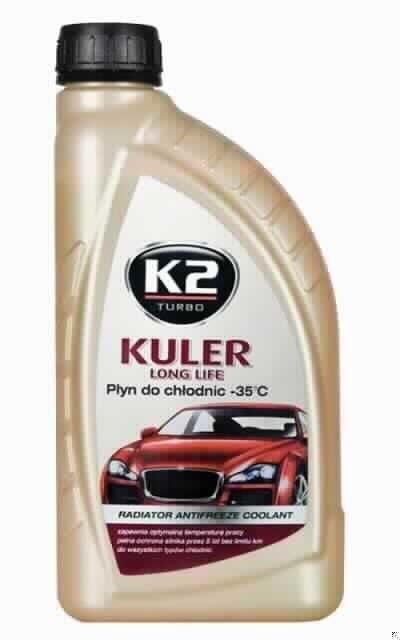 Kuler G12 Płyn do chłodnic czerwony 1L Kuler G12 płyn czerwony   K2