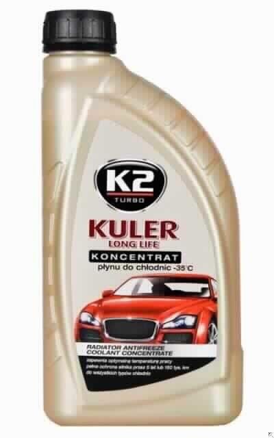Kuler G12 koncentrat do chłodnic Czerwony  1L K2  Kuler G12 konc. Czerwony  K2
