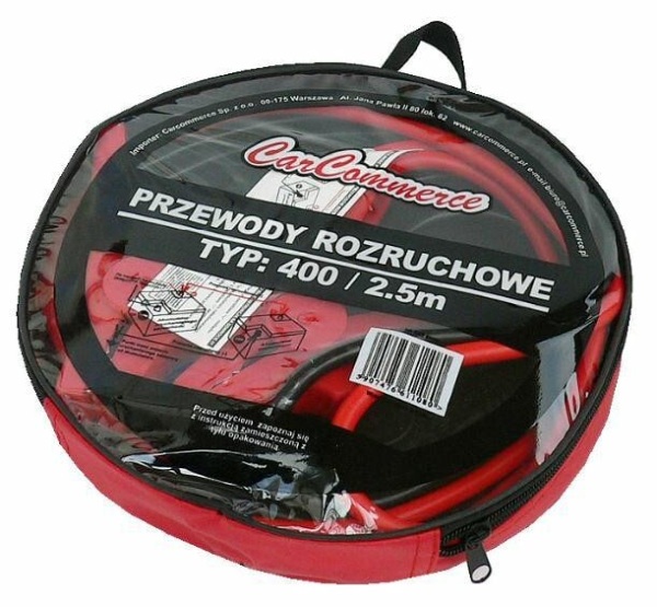 KABLE ROZRUCHOWE 400 A -  2.5M 61108 CARCOMMERCE
