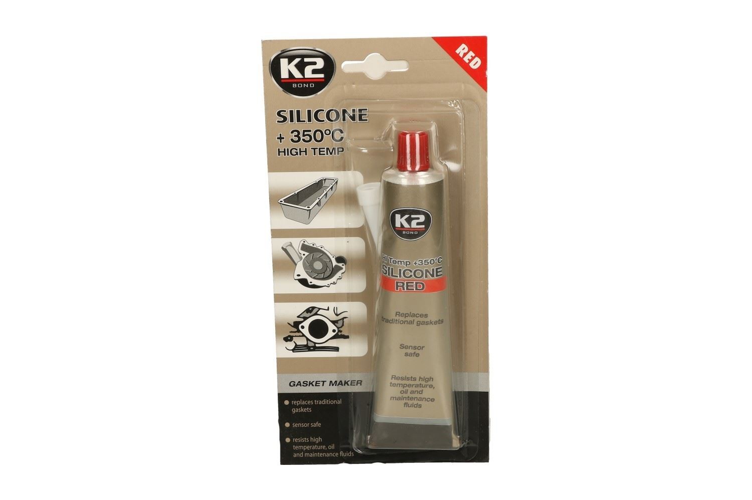 silikon czerwony 350 B2400 K2