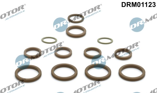 ZESTAW USZCZELEK KLIMATYZACJI 12 SZTUK RENAULT DRM01123 DR.MOTOR