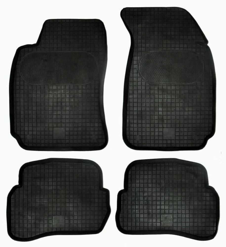 DYWANIKI GUMOWE CZARNE P03C KPL 4SZT SKODA SUPERB -08/ VW PASSAT 97-05 P03C POL POLGUM