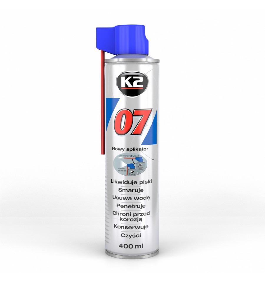 ODRDZEWIACZ PENETRANT 007 PREPARAT WIELOZADANIOWY K2 400ML INTER-GLOBAL wyprzedaż 0740 INTER-GLOBAL