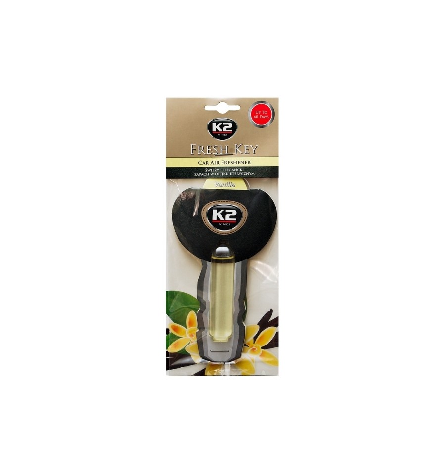 ZAPACH FRESH KEY 5ML VANILIA - KLUCZYK ZAWIESZKA Z ZAPACHOWYM OLEJKIEM SZT INTER-GLOB V254 INTER-GLOBAL