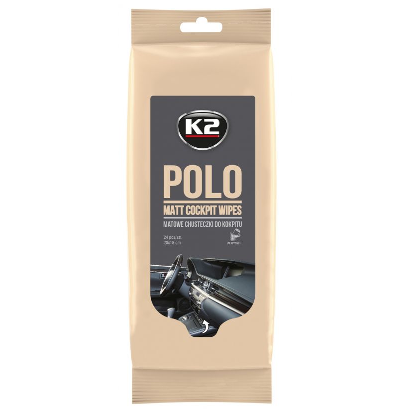 SCIERECZKI CHUSTECZKI MATOWE DO KOKPITU, ZAP.  ENERGY SHOT POLO MATT WIPES SZT INTER- K425 INTER-GLOBAL