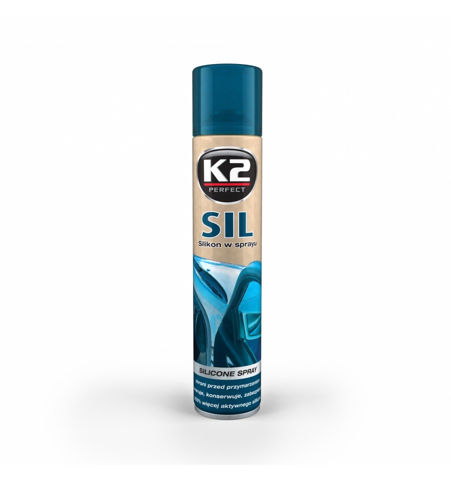 SMAR OLEJ SILIKONOWY 100 PRZECIW PRZYMARZANIU USZCZELEK SPRAY K2 300ML INTER-GLOBAL K633 INTER-GLOBAL