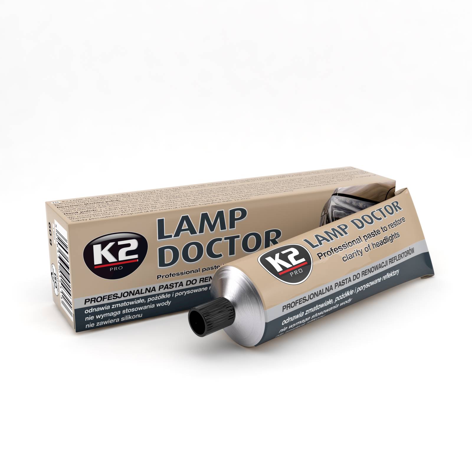 AKCESORIA CHEMIA ROZNE PASTA DO REGENERACJI REFLEKTOROW I KLOSZY LAMP DOCTOR 60G INTE L3050 INTER-GLOBAL