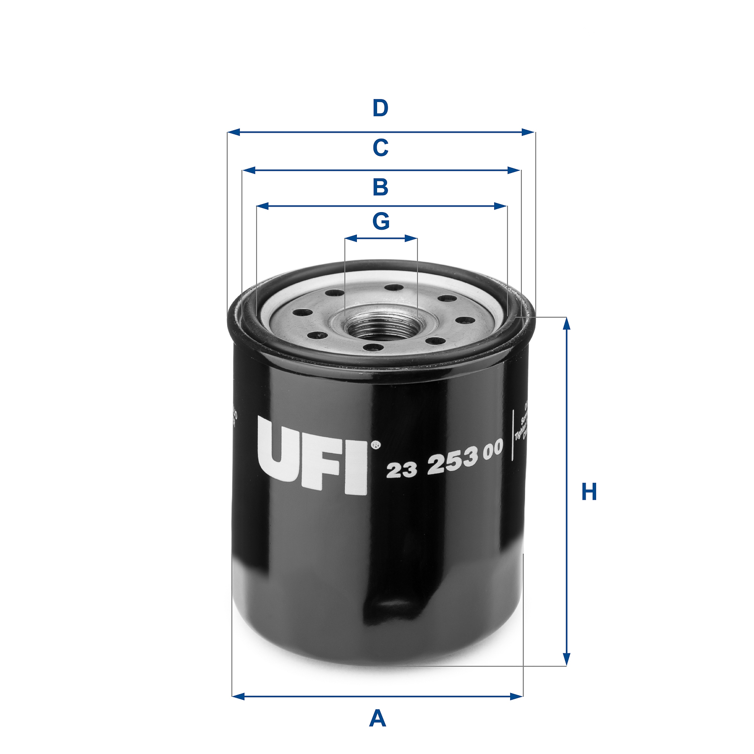 FILTR OLEJU TOYOTA LEXUS 3.0/4.0 89-/PREVIA STARY NUMER MAN W711/80  !!! SZT UFI 23.253.00 UFI