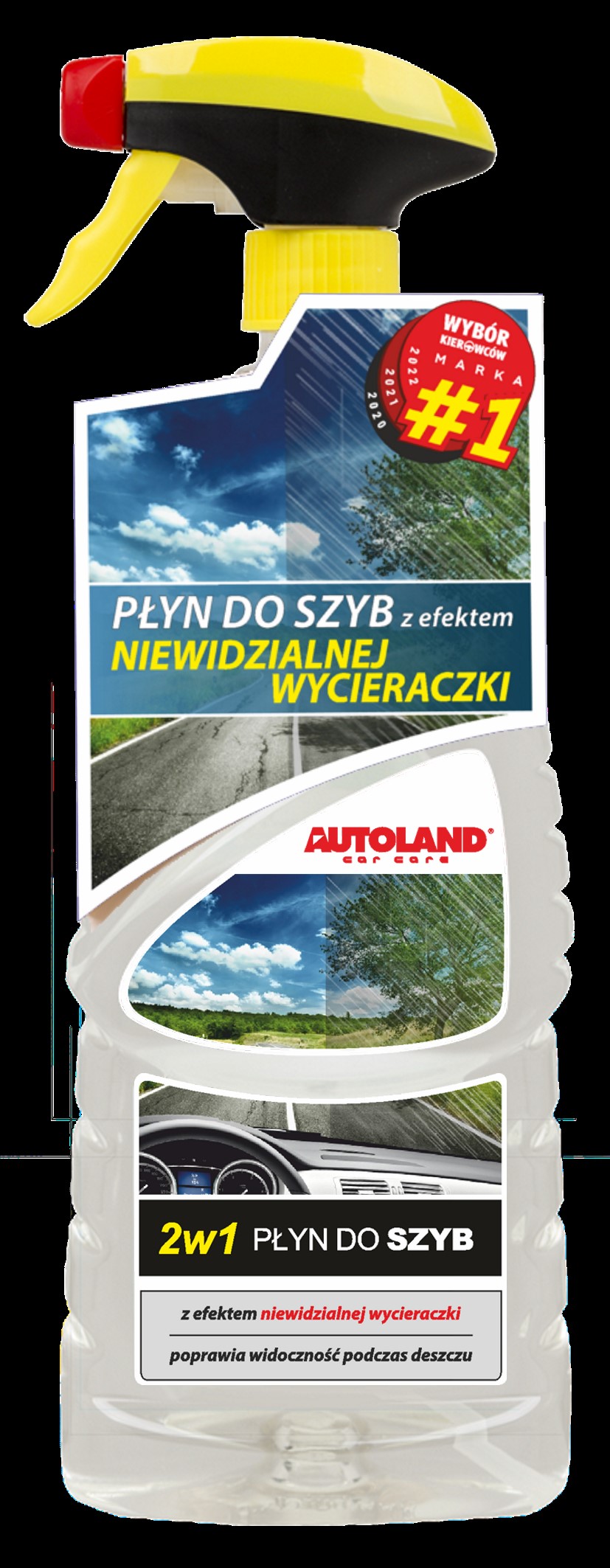 Preparat do szyb i lusterek AUTOLAND 2 in1 Glass Cleaner With Invisible Viper Effect  107020599 AUTOLAND