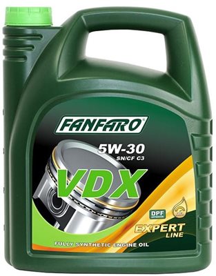 OLEJ FANFARO 5W30 5L EXPERT VDX SN FF6707-5 FANFARO