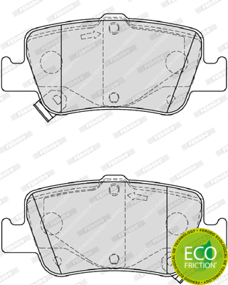 Klocki hamulcowe - komplet, PREMIER ECO FRICTION FDB4048 FERODO