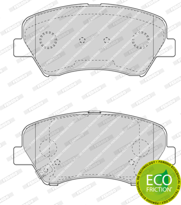 Klocki hamulcowe - komplet, PREMIER ECO FRICTION FDB4613 FERODO