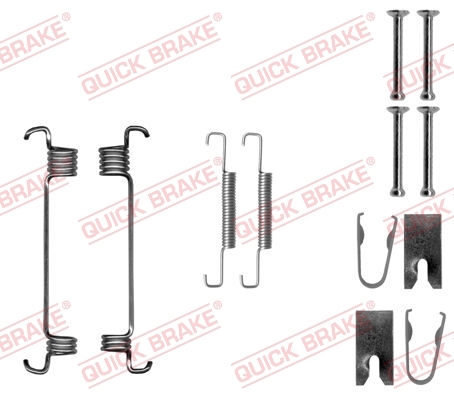 Zestaw akcesoriów, szczęki hamulcowe hamulca postojowego 105-0875 Quick Brake ApS